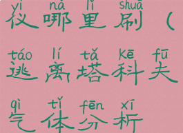 逃离塔科夫气体分析仪哪里刷(逃离塔科夫气体分析仪哪里刷的几率高)