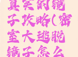 逃脱游戏真实的镜子攻略(密室大逃脱镜子怎么弄的)