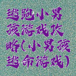 逃跑小男孩游戏攻略(小男孩逃命游戏)