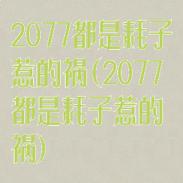 2077都是耗子惹的祸(2077都是耗子惹的祸)