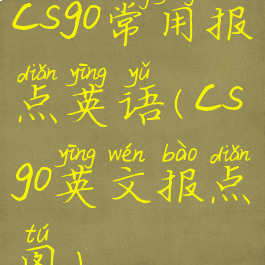 csgo常用报点英语(csgo英文报点图)