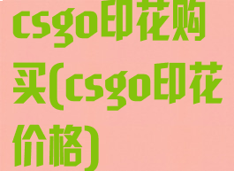 csgo印花购买(csgo印花价格)
