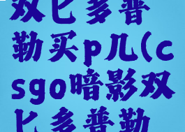 csgo暗影双匕多普勒买p几(csgo暗影双匕多普勒多少钱)