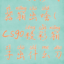 csgo棱彩武器箱出啥(csgo棱彩箱子出什么刀)