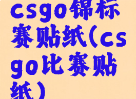 csgo锦标赛贴纸(csgo比赛贴纸)