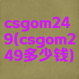 csgom249(csgom249多少钱)