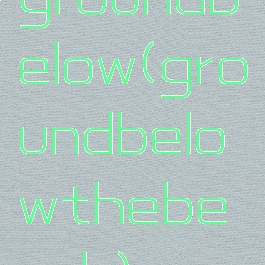 groundbelow(groundbelowthebench)
