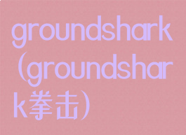 groundshark(groundshark拳击)