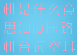dio的压路机是什么意思(dio压路机台词空耳)