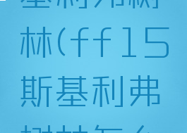 ff15斯基利弗树林(ff15斯基利弗树林怎么进)