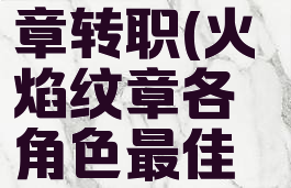 nds火焰纹章转职(火焰纹章各角色最佳转职)