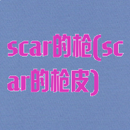 scar的枪(scar的枪皮)