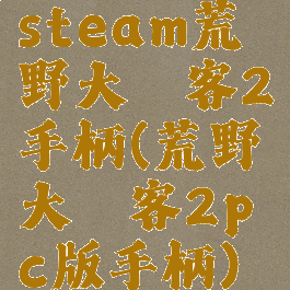 steam荒野大镖客2手柄(荒野大镖客2pc版手柄)