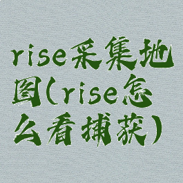 rise采集地图(rise怎么看捕获)