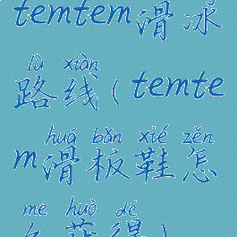 temtem滑冰路线(temtem滑板鞋怎么获得)