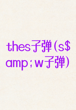 thes子弹(s&amp;w子弹)