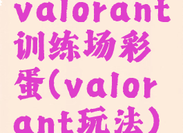 valorant训练场彩蛋(valorant玩法)