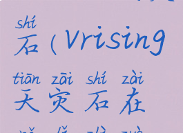 vrising天灾石(vrising天灾石在哪里制作)